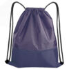 Mochila al por mayor de poliéster impermeable de gran capacidad con cordón de ajuste; bolsa impermeable de nailon con cordón de ajuste para separar lo mojado de lo seco