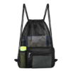 Mochila de malla Oxford con cordón, para baloncesto; bolsa de deporte para guardar material deportivo; para juguetes de playa y piscina; bolsas plegables con cordón para el gimnasio