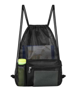 Mochila de malla Oxford con cordón, para baloncesto; bolsa de deporte para guardar material deportivo; para juguetes de playa y piscina; bolsas plegables con cordón para el gimnasio