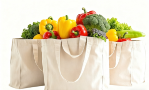 Is there a way to carry grocery bags home without getting sore hands or shoulders?